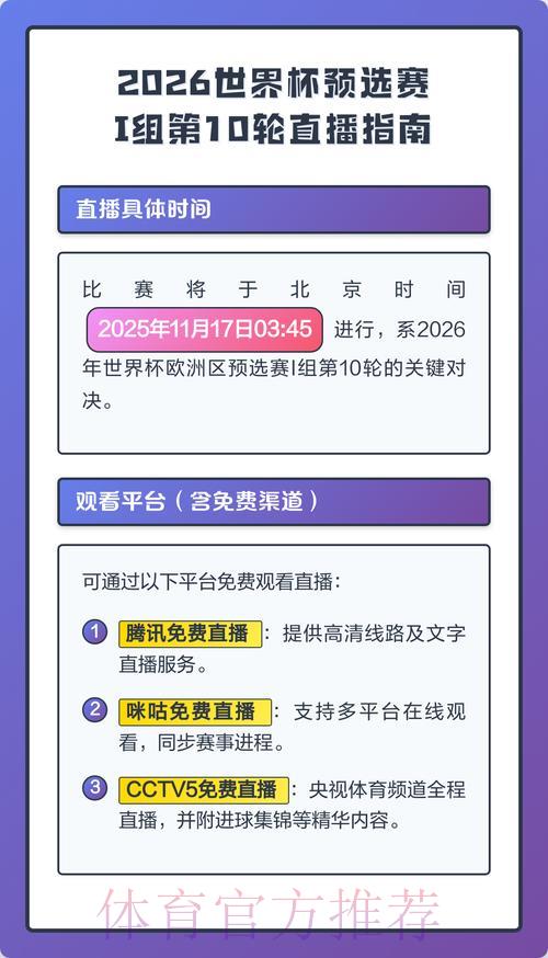 2026年世界杯直播观看平台推荐指南 2026年世界杯直播观看平台推荐指南