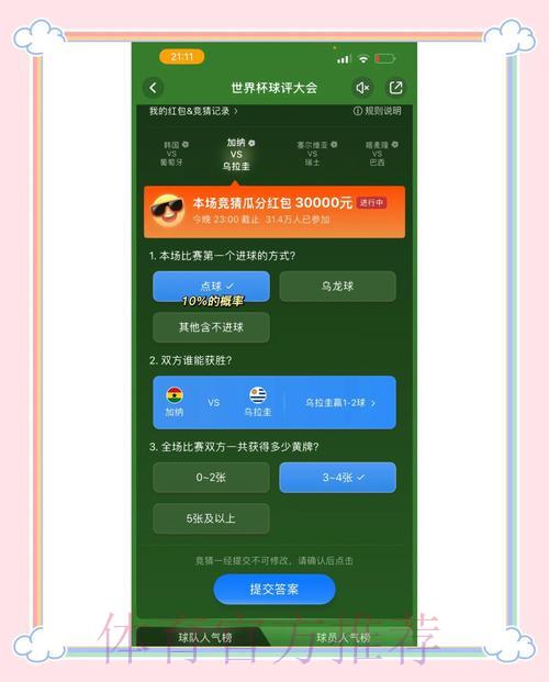 世界杯竞猜分析：如何合理制定观赛竞猜策略