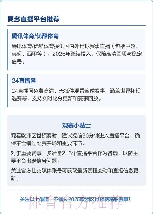 手机收看世界杯实时直播的完整渠道指南